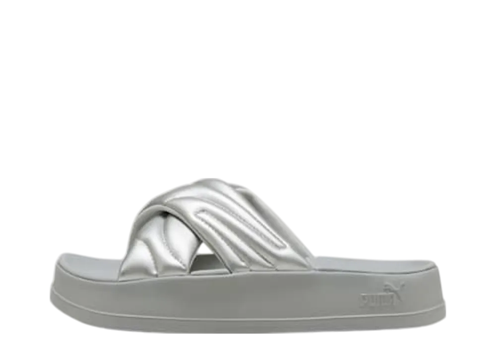 プーマ ウィメンズ リードキャット プラットフォーム "プーマエイジドシルバー/グレーエコー"