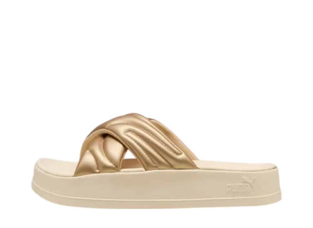 プーマ ウィメンズ リードキャット プラットフォーム "プーマゴールド/ライトサンド"