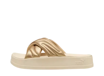 Puma Women's Leadcat Platform "Puma Gold/Light Sand"