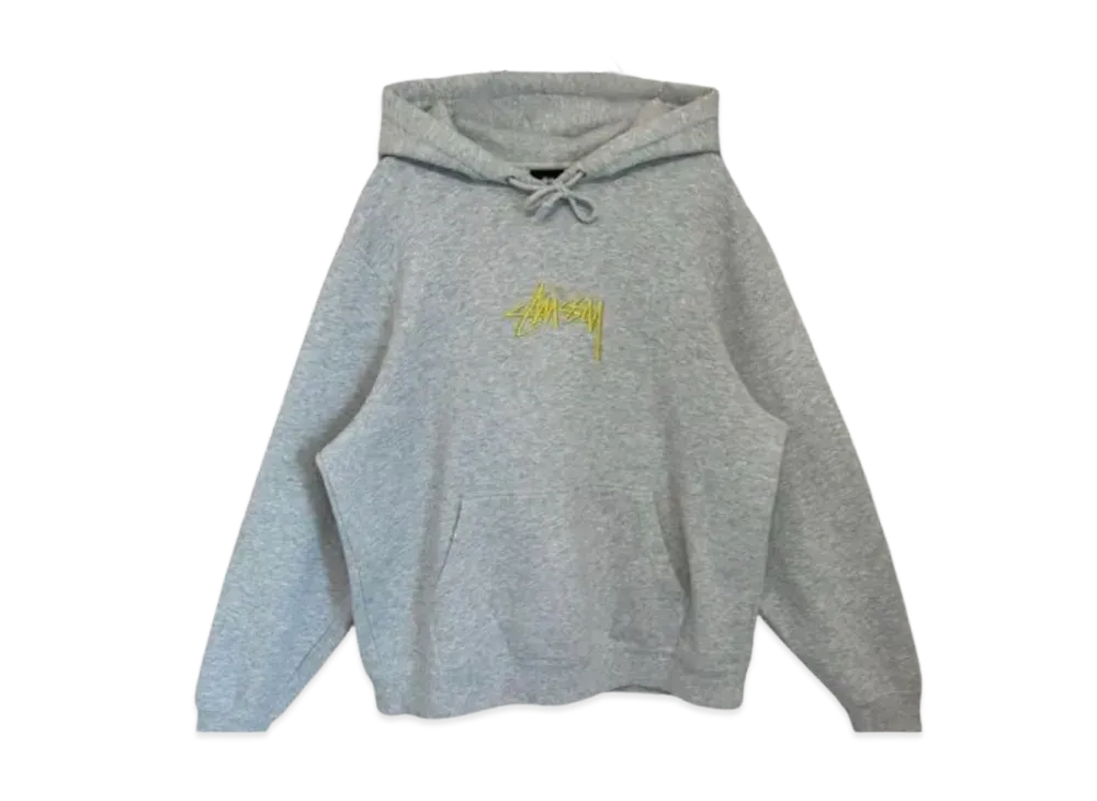 Stussy Stock Logo Aapplique Hoodie "Ash Heather"
