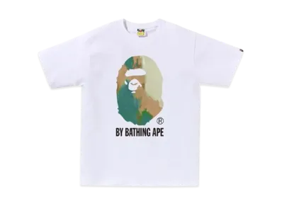 A BATHING APE Logo T-Shirt "White"