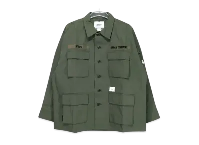 WTAPS 20AW Jungle LS NYCO Ripstop Cordura "Khaki"