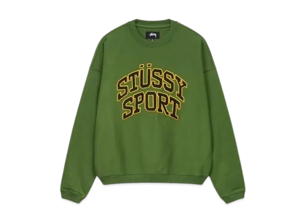 Stussy Relaxed Oversized Crew "Green"