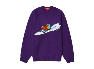 Supreme Snowmobile Sweater "Purple"