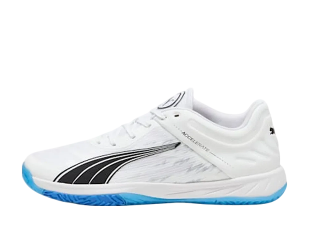 プーマ アクセレレート ターボ インドア "プーマホワイト/ブルーメイジング"