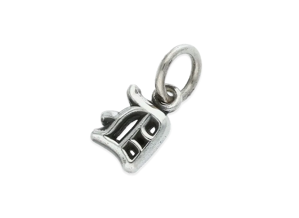 Chrome Hearts Alphabet Stack Charm D Initial Charm "Silver"