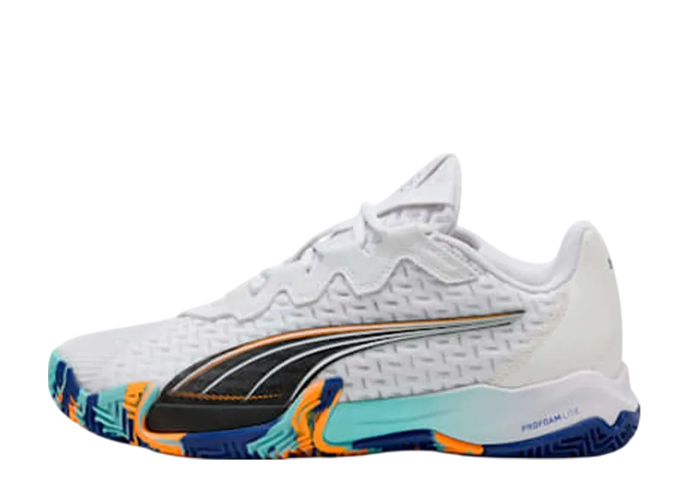 プーマ ノバ エリート "プーマホワイト/プーマブラック/ビビットブルー/ヒートファイヤー"