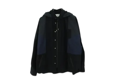 sacai 21AW Cotton Poplin Shirts Jacket "Black"