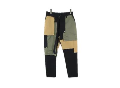 sacai 20AW Fabric Combo Pants "Khaki"