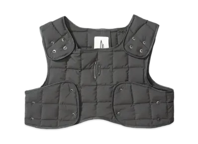 IZZY DU PADDED VELCRO VEST 1 "MOSSGREY"
