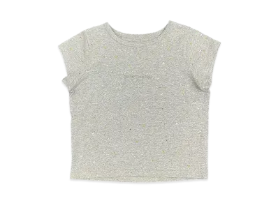 HTH Rhinestone Cropped Tee "ASH"