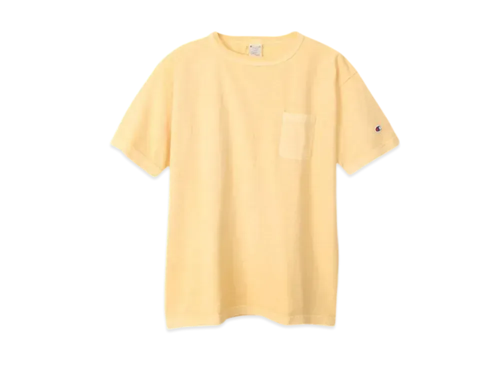Champion T1011 Short Sleeve Pocket T-shirt "Light Yellow"
