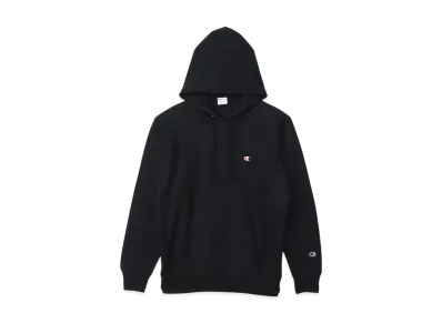 Champion Reverse Weave Hooded Sweatshirt "Midnight Black"