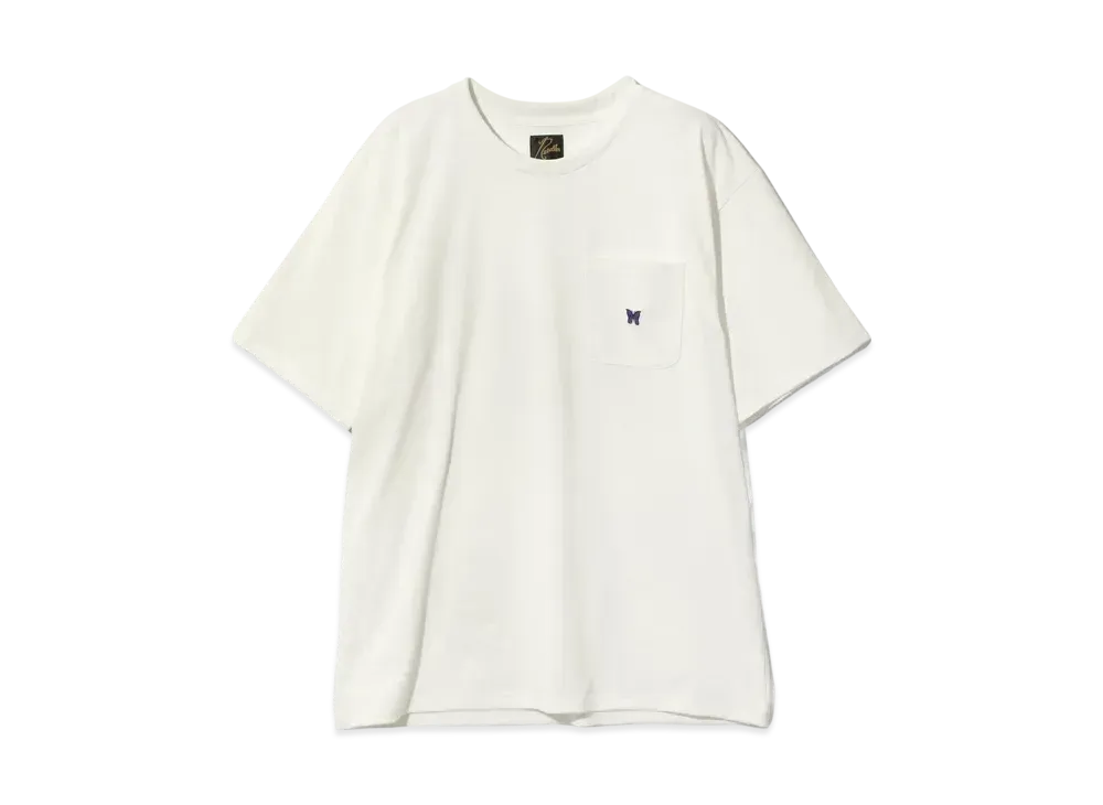 NEEDLES S/S Crew Neck T-Shirt Poly Jersey "White"