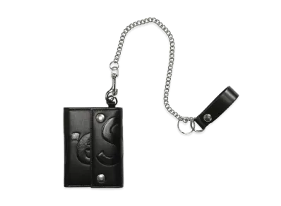 Supreme Leather Chain Wallet (25SS) "Black"