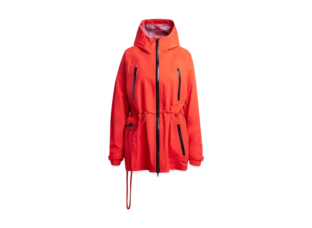 adidas by Stella McCartney True Nature Rain Short Jacket "Active Red"