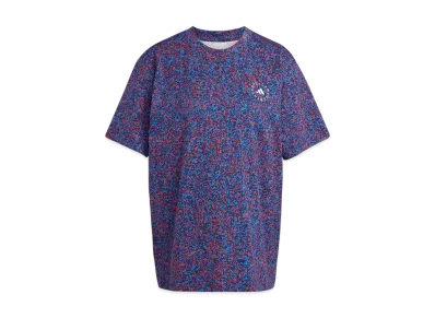 adidas by Stella McCartney Print Loose Short Sleeve T-shirt "White/Active Red/Team Navy Blue 2"