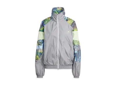 adidas by Stella McCartney Earth Collage Woven Track Jacket "Dove Grey/Halo/Multicolor"