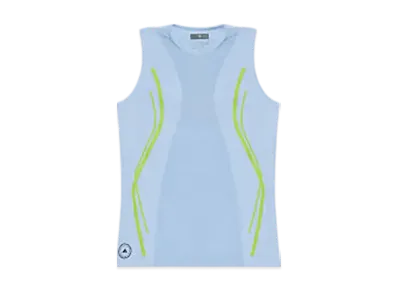 adidas by Stella McCartney True Pace Running Tank Top "Glow Blue"