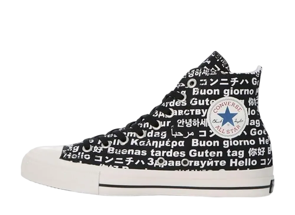 コンバース オールスター 100 マルチリンガル ハイ "ブラック"