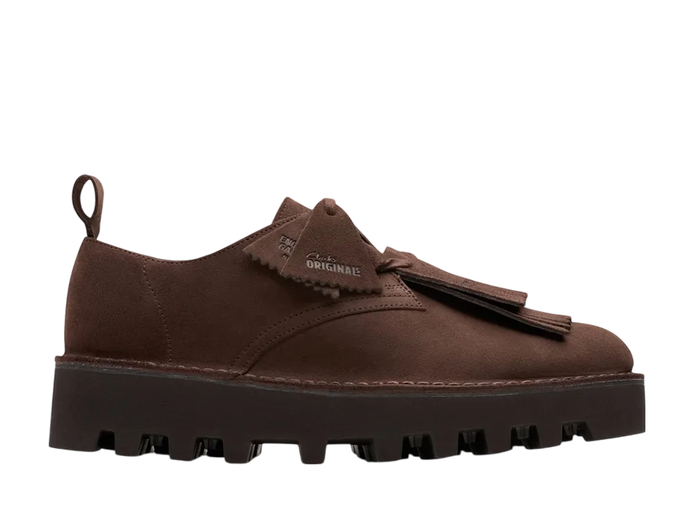 Engineered Garments × Clarks Desert Khan "Brown Suede"