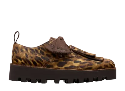 Engineered Garments × Clarks Desert Khan "Leopard Print Pony"