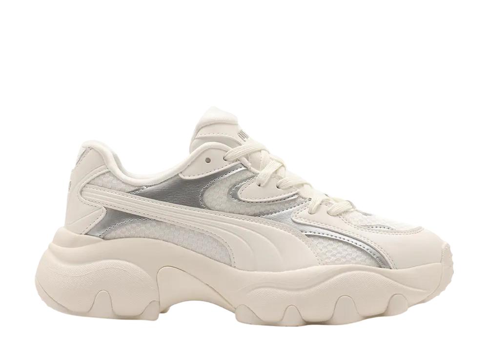 Puma Women's Pulsar Lite Shinmery "Warm White/Puma Silver"