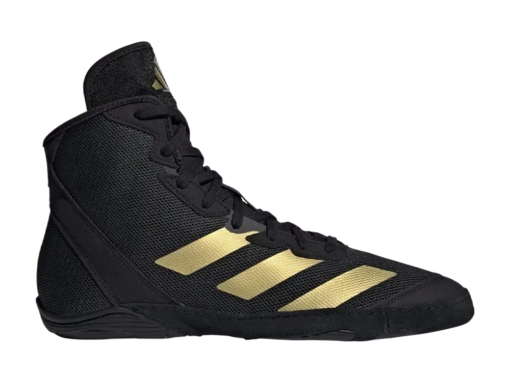 adidas Adizero Mat Wizard 6 "Core Black/Gold Metallic/Cloud White"