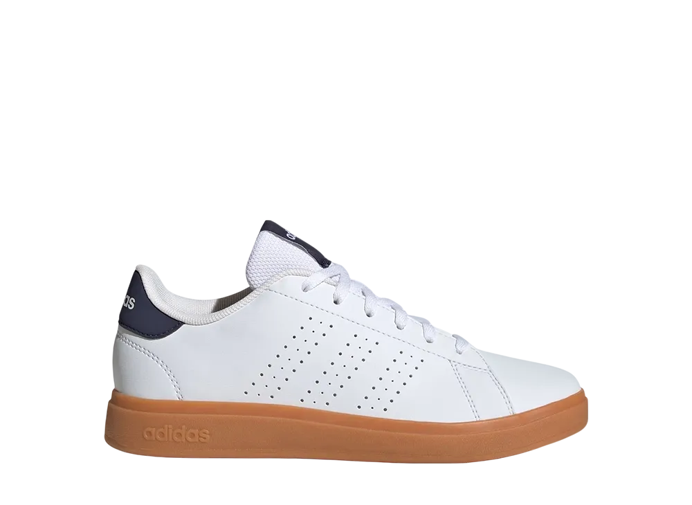 アディダス GS アドバンテージ ベース2.0 "クラウドホワイト/シャドウネイビー/ガム" (キッズ)