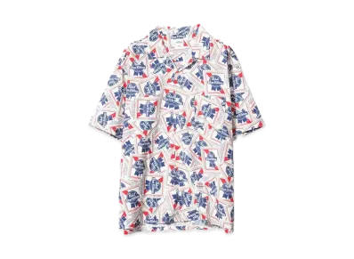 Bedwin & the heartbreakers Pabst Ex. S/S OPEN COLLAR SHIRT COLIN "MIX"