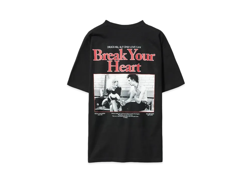 Bedwin & the heartbreakers S/S PRINTED TEE A.COX "BLACK"