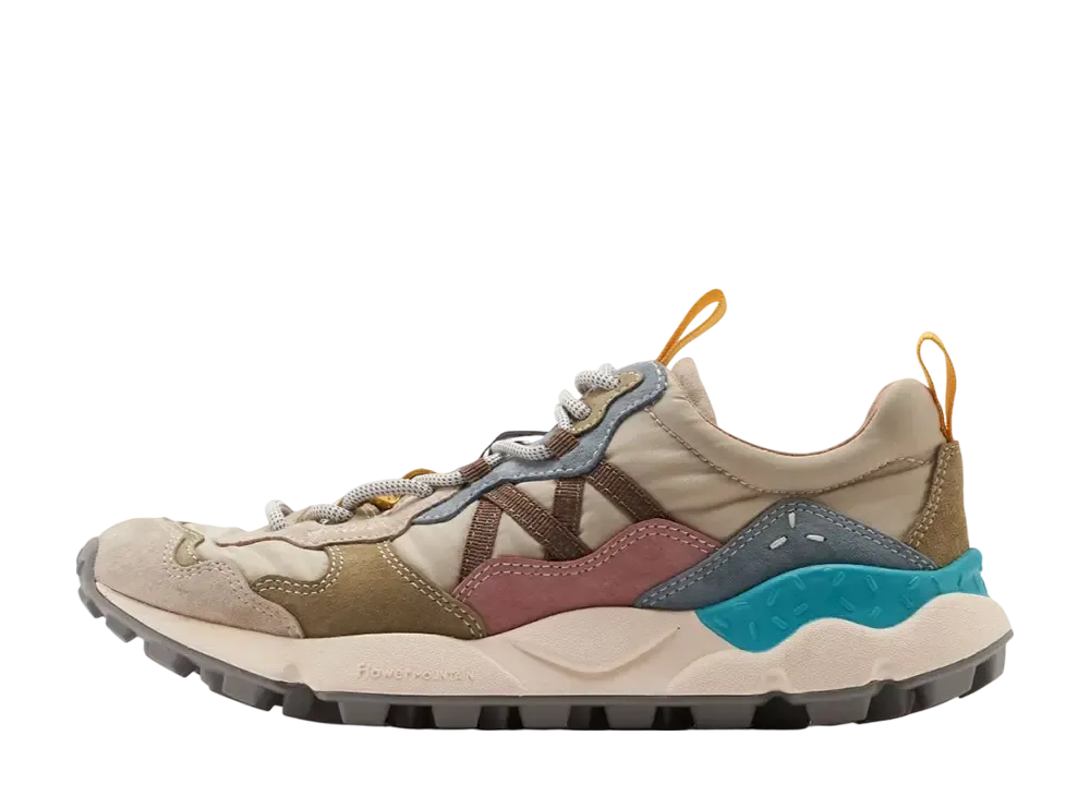 フラワーマウンテン レンザン "ベージュ/ブルー"