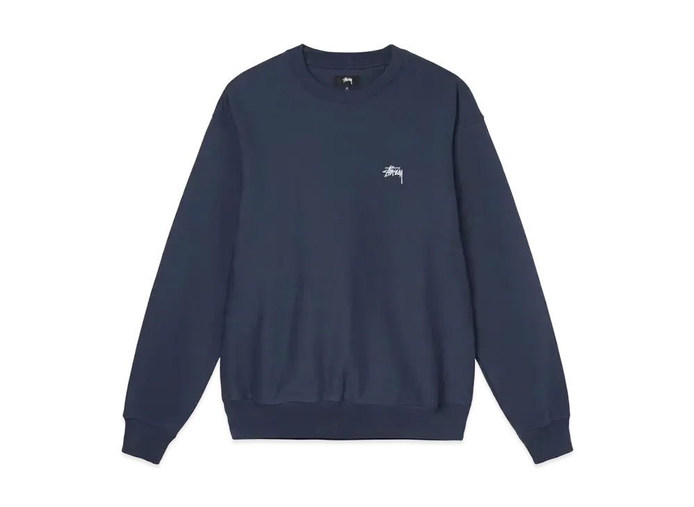 Stussy Stock Log Crew Sweat "Navy"