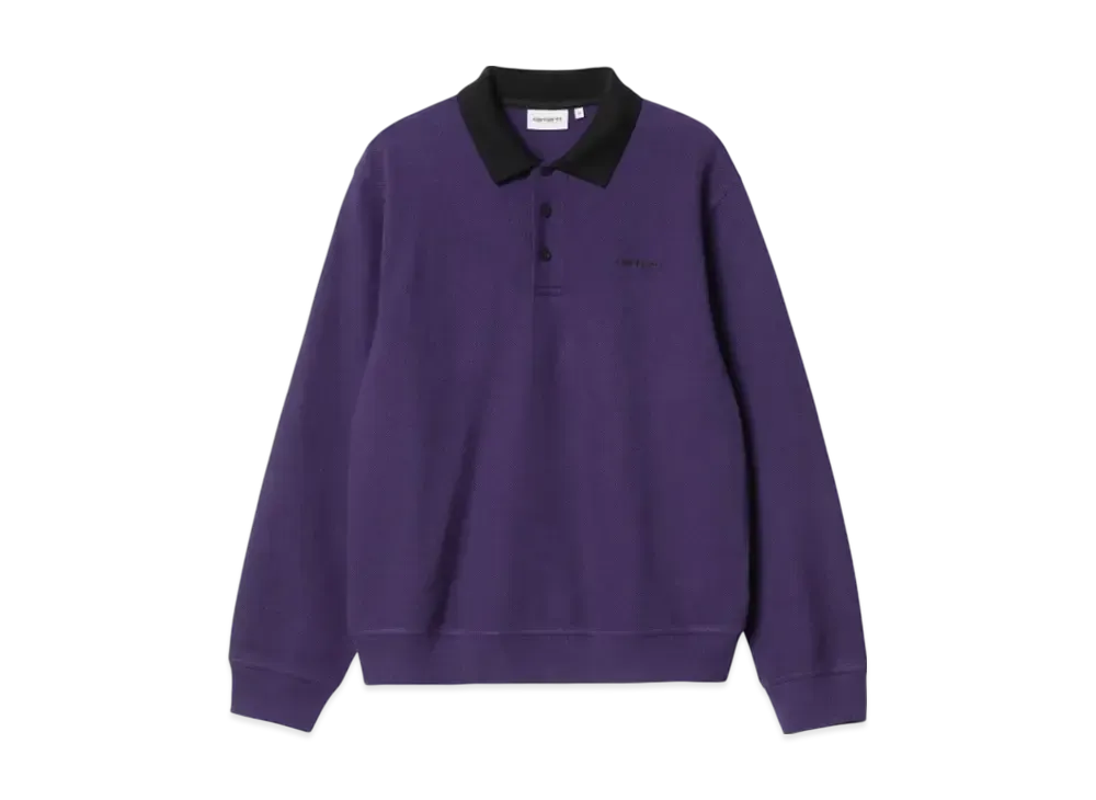 Carhartt L S Vance Rugby Shirt "Purple"