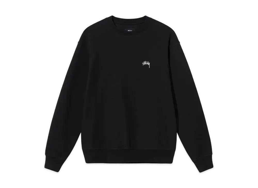 Stussy Stock Log Crew Sweat "Black"