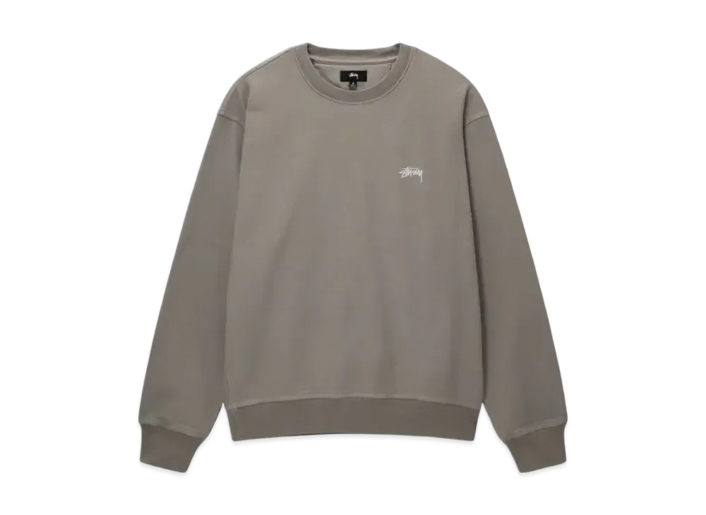 Stussy Stock Log Crew Sweat "Sand"