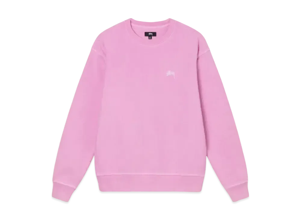 Stussy Stock Log Crew Sweat "Pink"