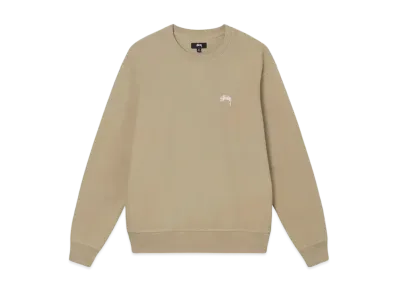 Stussy Stock Log Crew Sweat "Khaki"