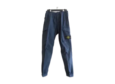 Stone Island Cotton stretch work pants "Navy"