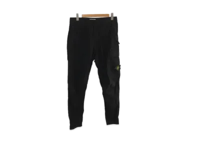 Stone Island Cotton stretch work pants "Black"