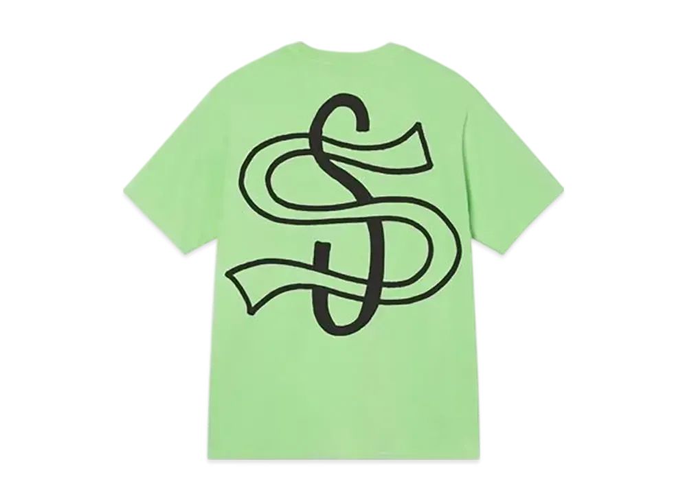 Stussy Big League Pigment Dyed Tee "Green"