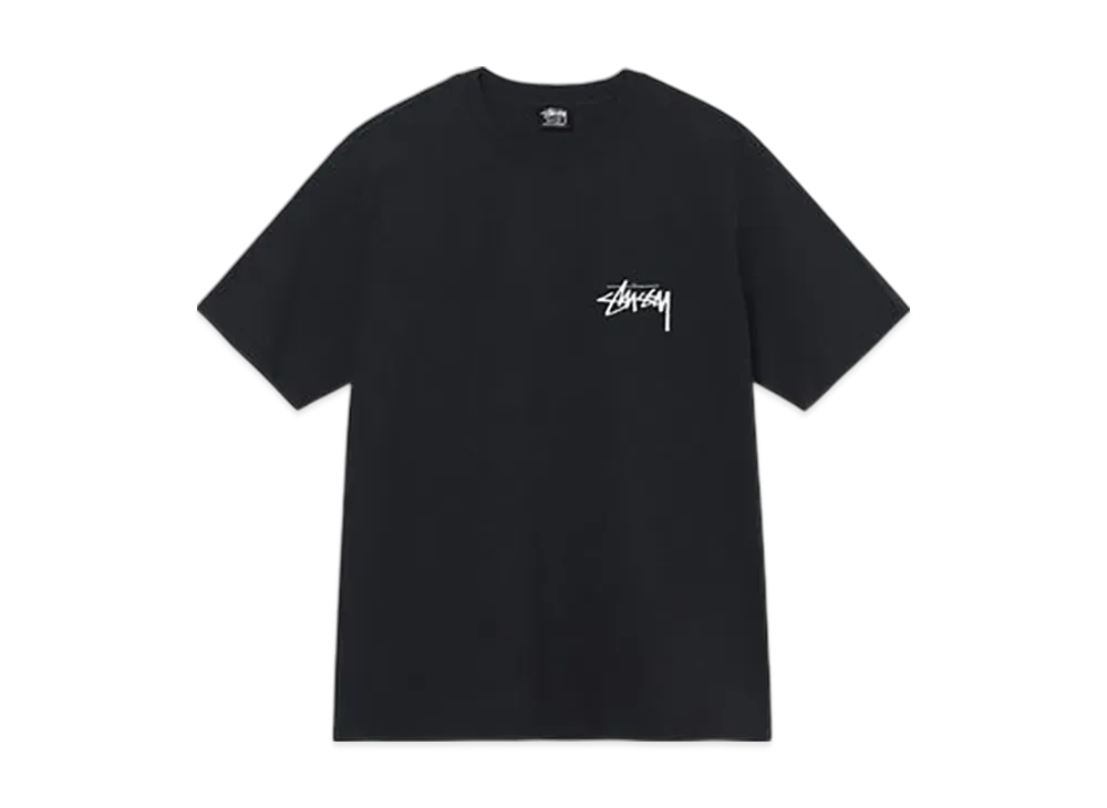 Stussy Big League Pigment Dyed Tee "Black"