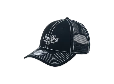 NEW ERA 9Forty Tracker Script Logo "Black"