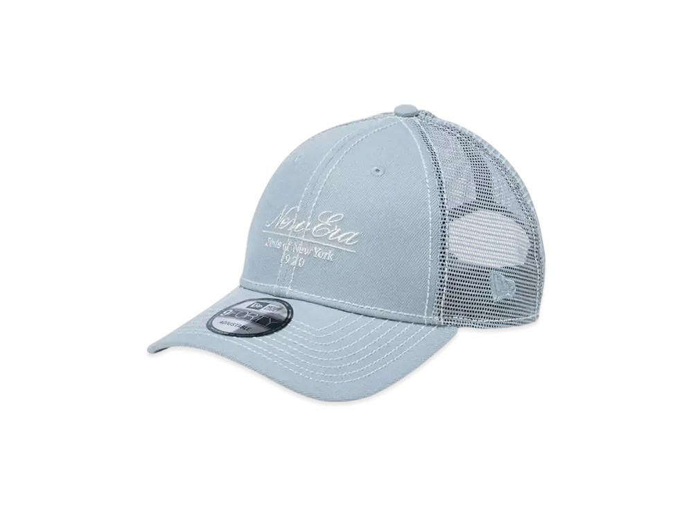 NEW ERA 9Forty Tracker Script Logo "Gray"