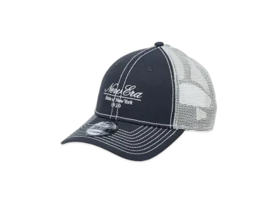NEW ERA 9Forty Tracker Script Logo "Graphite/Chrome Mesh"