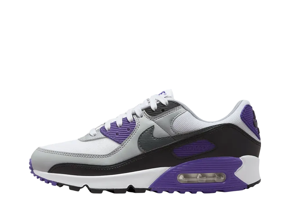 ナイキ ウィメンズ エアマックス90 "ホワイト/ブラック/ウルフグレー/アイアングレー"