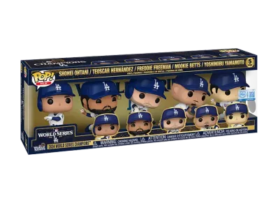 Funko Pop! -MLB- Los Angeles Dodgers 2024 MLB World Series Champions 5-Pack