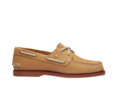 Timberland Women's Classic Leather Boat Shoes "Medium Beige"