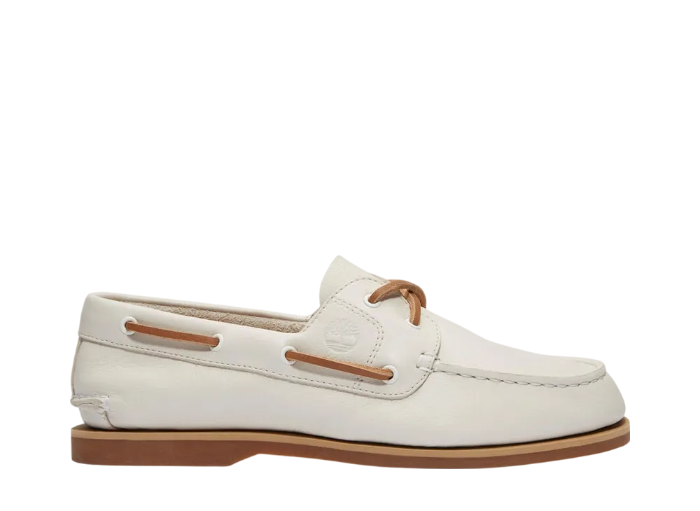 Timberland Women's Classic Leather Boat Shoes "Natural"