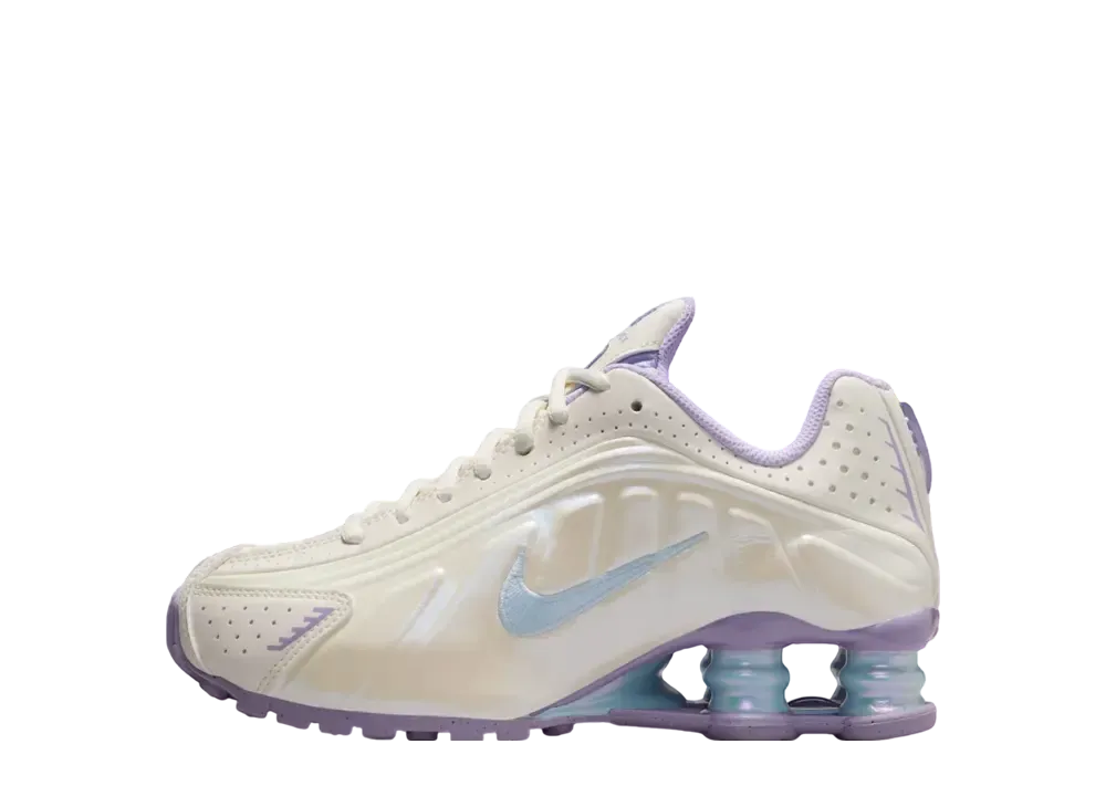 Nike GS Shox R4 "Soft Pearl/Hydrangeas/White/Celestine Blue"